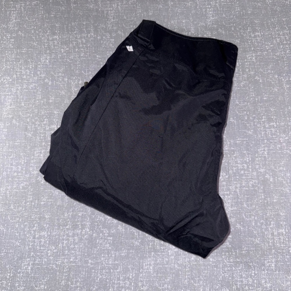 Columbia Omni-Tech Black Snow Pants Womens Large Waterproof Ski Snowboard